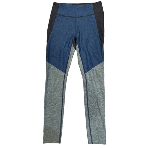 Outdoor Voices 7/8 Tri Tone Leggings Blue Size Small - Picture 2 of 5